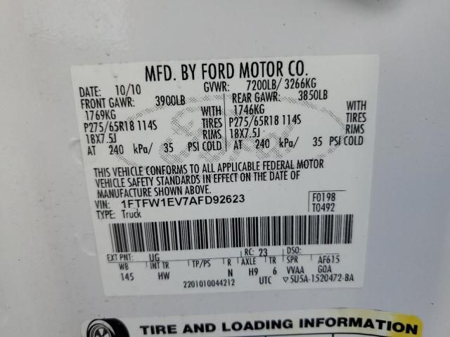 2010 Ford F150 Supercrew