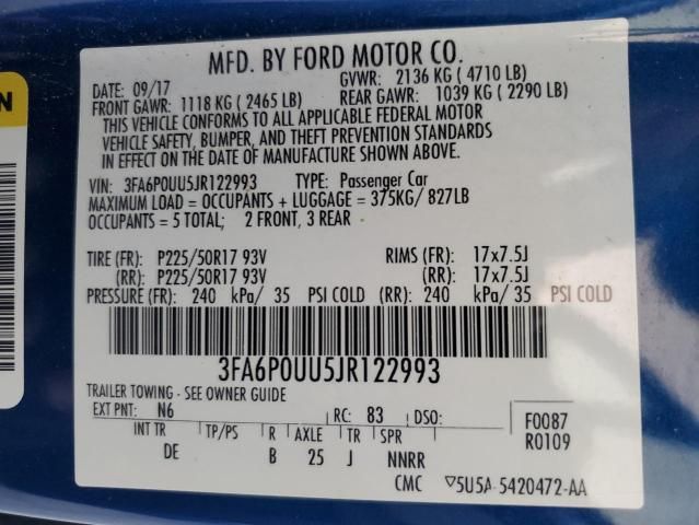 2018 Ford Fusion S Hybrid