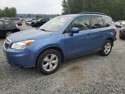 Salvage cars for sale from Copart Arlington, WA: 2015 Subaru Forester 2.5I Limited