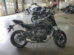 Salvage motorcycles for sale at Ham Lake, MN auction: 2021 Yamaha MT07