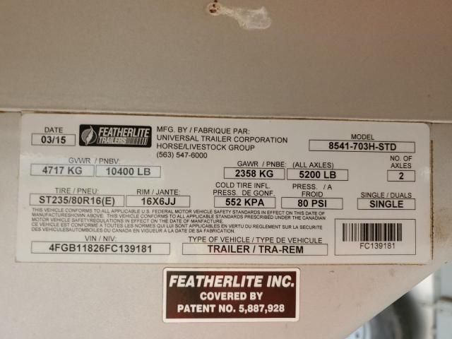 2014 Featheligh 3HRSE8541