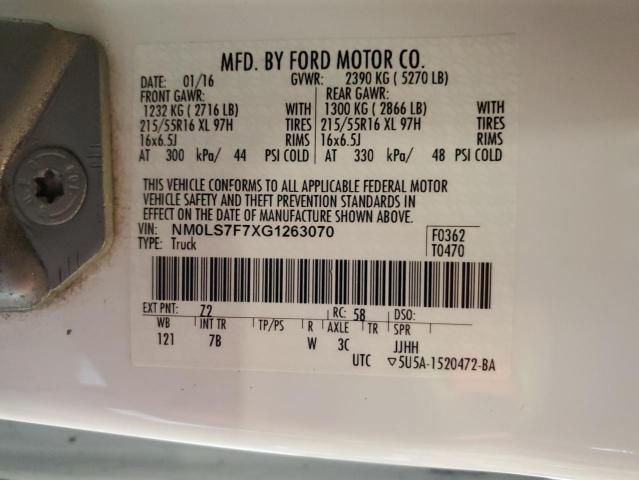 2016 Ford Transit Connect XLT
