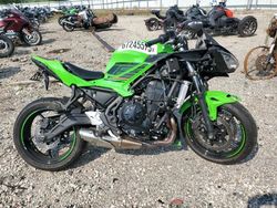 Kawasaki salvage cars for sale: 2023 Kawasaki EX650 P