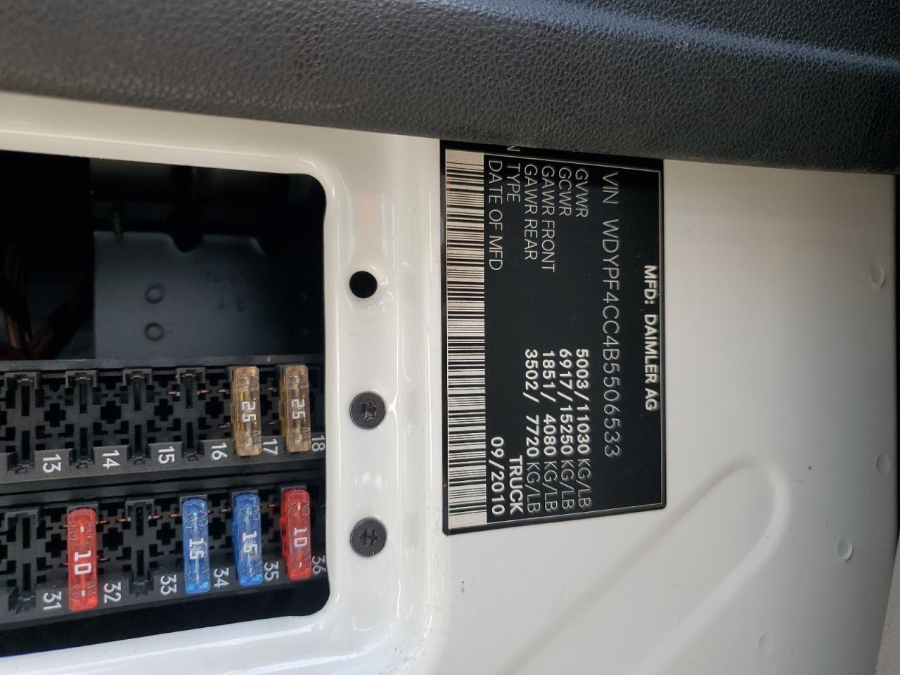 2011 Freightliner Sprinter 3500 Delivery Van