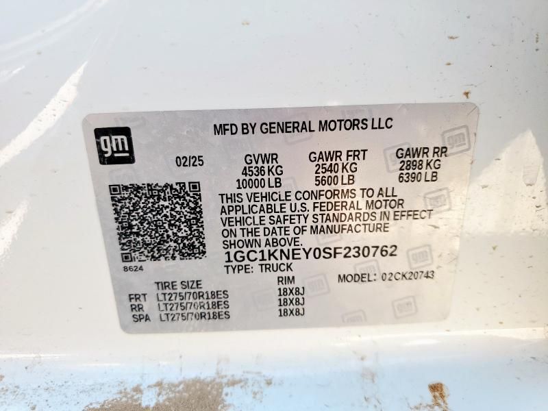 2025 Chevrolet Silverado K2500 Heavy Duty LT