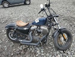 Salvage motorcycles for sale at Marlboro, NY auction: 2012 Harley-Davidson XL1200 FORTY-Eight