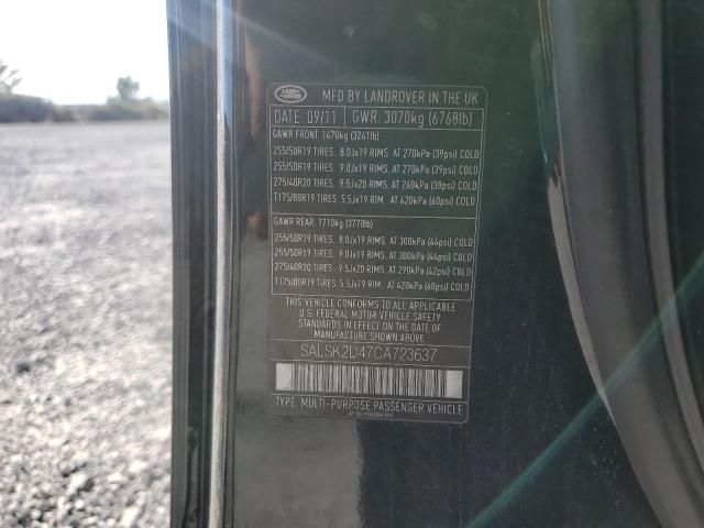 2012 Land Rover Range Rover Sport HSE Luxury