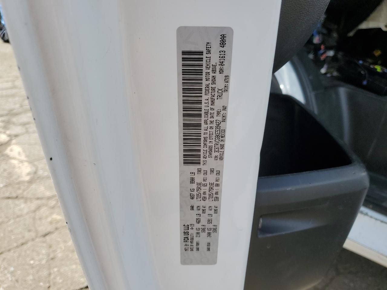 2019 Dodge RAM Promaster 2500 2500 High