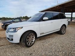 Land Rover salvage cars for sale: 2016 Land Rover Range Rover HSE
