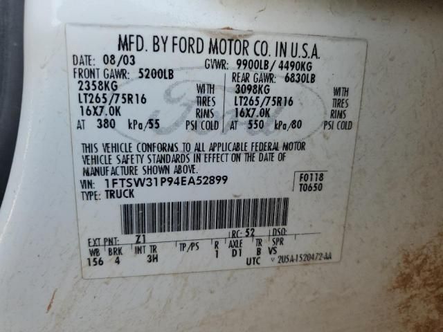 2004 Ford F350 SRW Super Duty