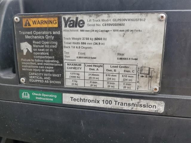 2014 Yale GLP030VXNUSF062 Forklift