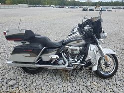 Salvage motorcycles for sale at Barberton, OH auction: 2013 Harley-Davidson Flhtcuse CVO Ultra Classic Electra Glide