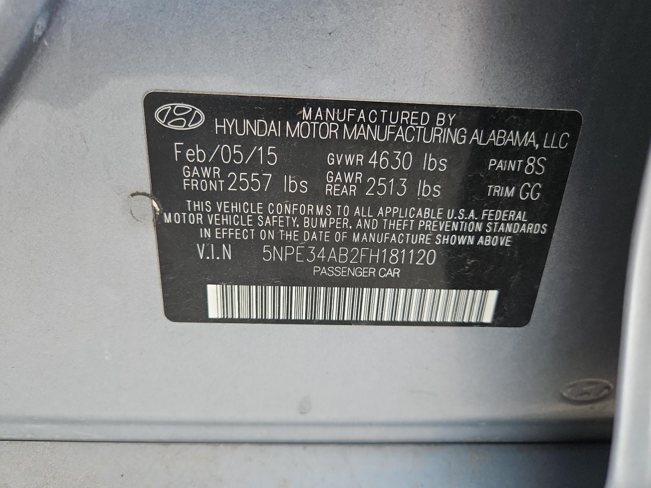 2015 Hyundai Sonata Sport