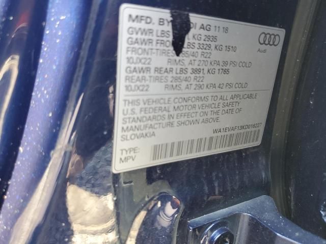 2019 Audi Q8 Premium Plus S-Line