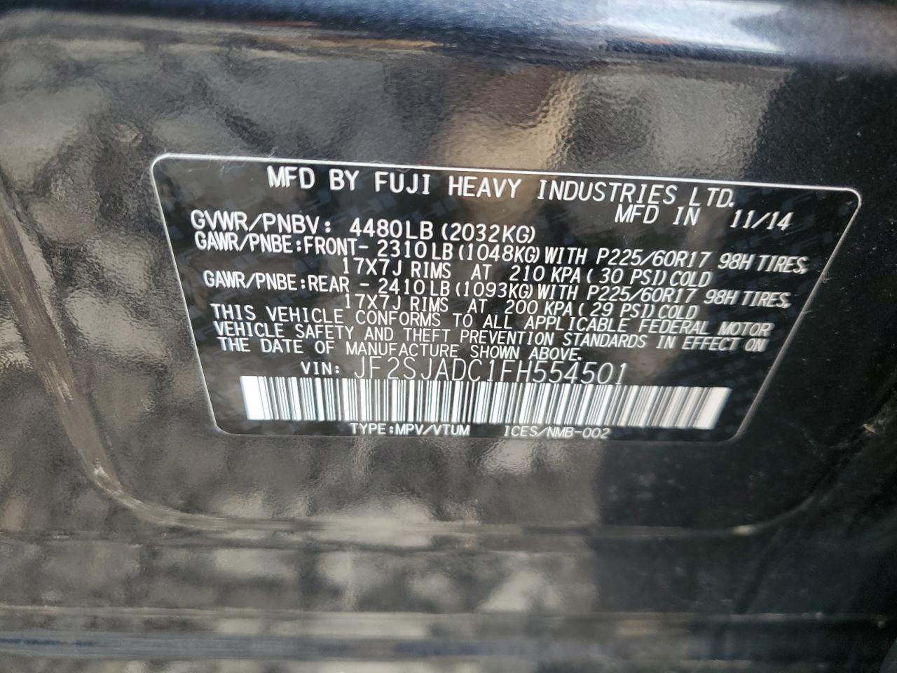 2015 Subaru Forester 2.5i Premium