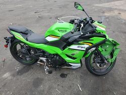 Salvage motorcycles for sale at Exeter, RI auction: 2025 Kawasaki EX500 H