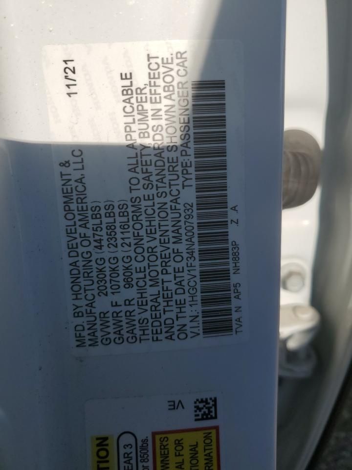 2022 Honda Accord Sport