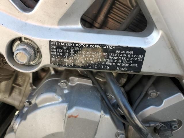 2003 Suzuki SV1000 SK3