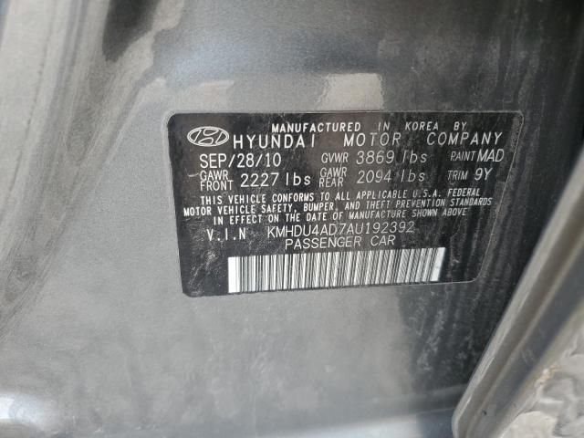 2010 Hyundai Elantra Blue