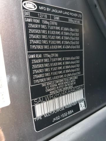 2019 Land Rover Range Rover Sport HSE