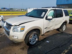 Ford Explorer salvage cars for sale: 2008 Ford Explorer Eddie Bauer
