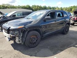 Salvage cars for sale from Copart Exeter, RI: 2015 Jeep Cherokee Sport