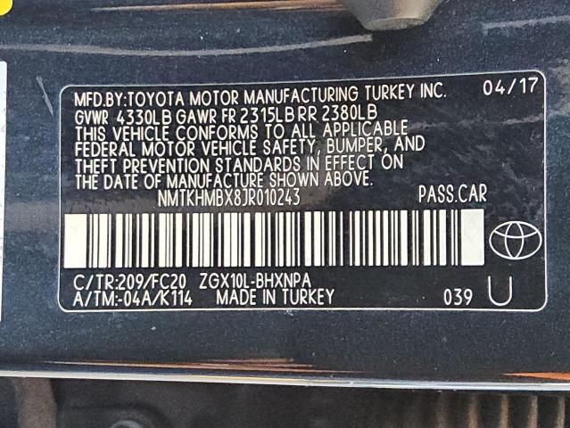 2018 Toyota C-hr xle