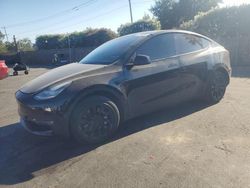 Tesla Model y salvage cars for sale: 2021 Tesla Model Y