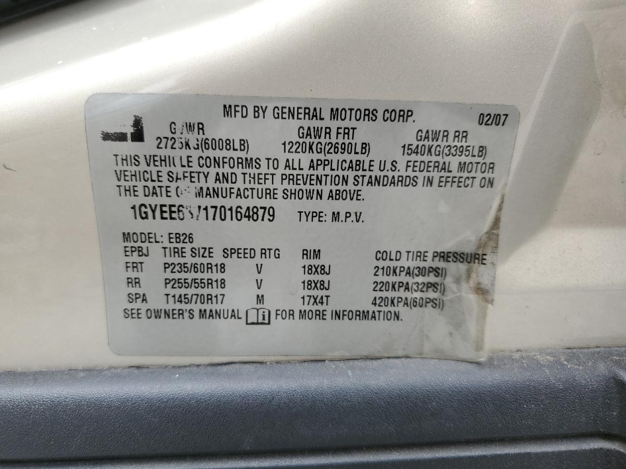 2007 Cadillac SRX
