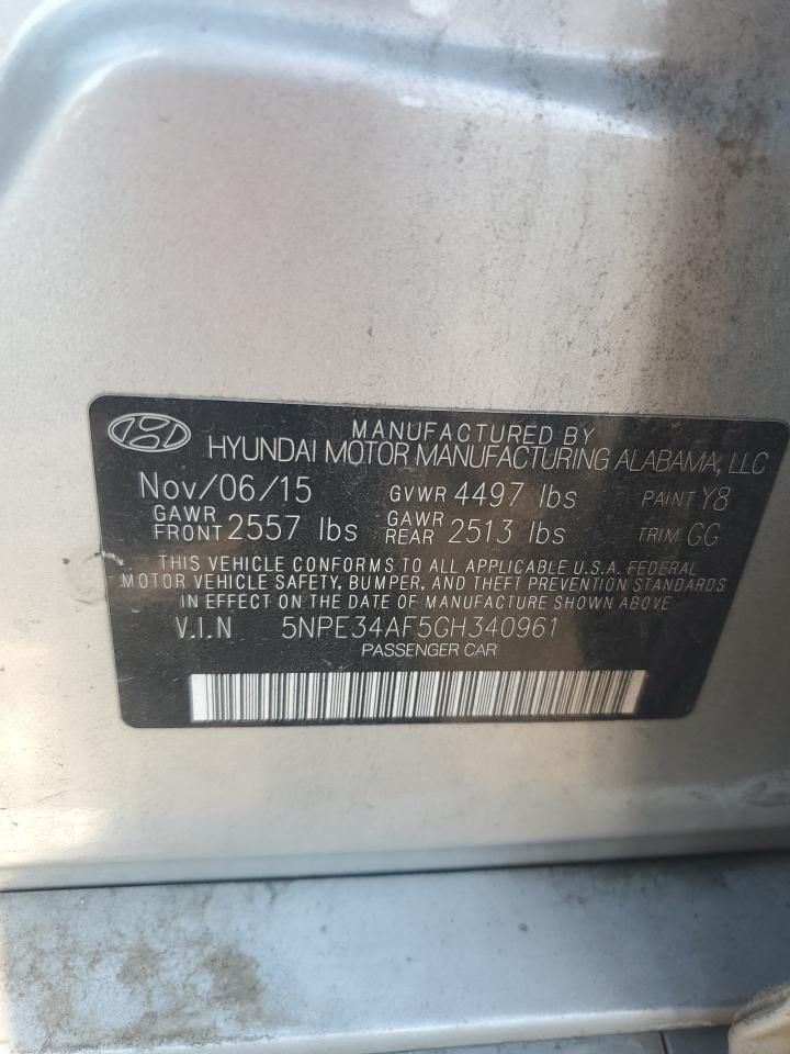 2016 Hyundai Sonata Sport