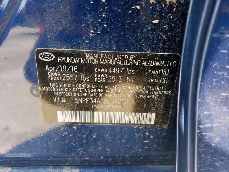 2016 Hyundai Sonata Sport