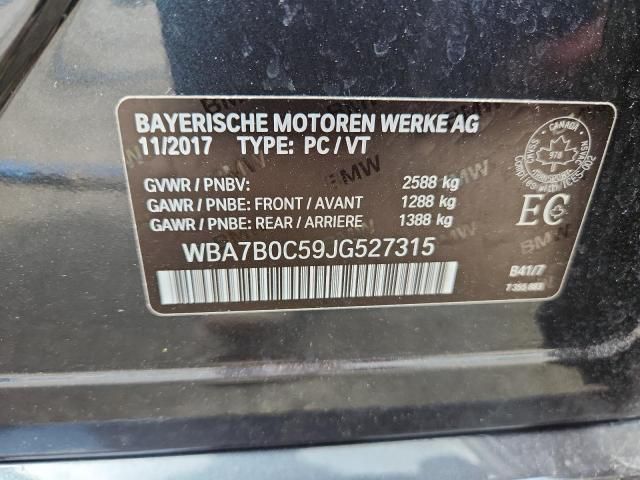 2018 BMW 750 XI