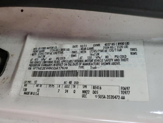 2012 Ford E250