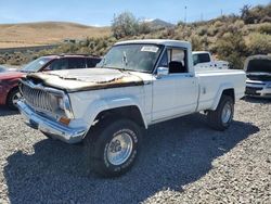 Salvage trucks for sale at Reno, NV auction: 1984 Jeep Jeep Truck J10