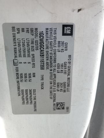 2011 Chevrolet Express G2500