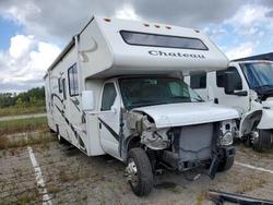 Salvage trucks for sale at Woodhaven, MI auction: 2006 Ford Econoline E450 Super Duty Cutaway Van