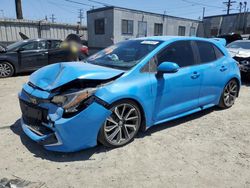 Toyota salvage cars for sale: 2022 Toyota Corolla XSE