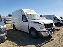 Salvage trucks for sale at Sacramento, CA auction: 2012 Nissan NV 2500