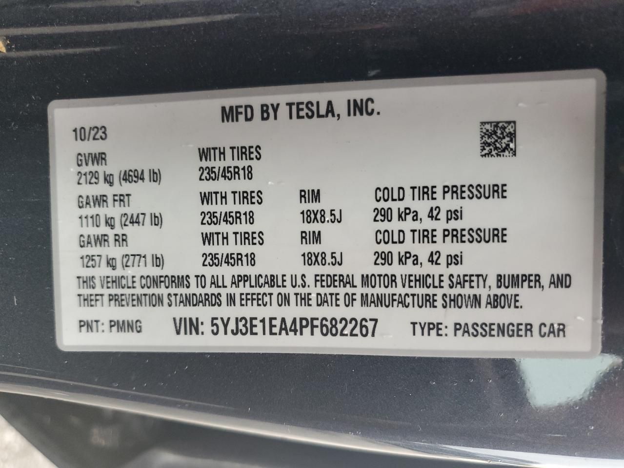 2023 Tesla Model 3
