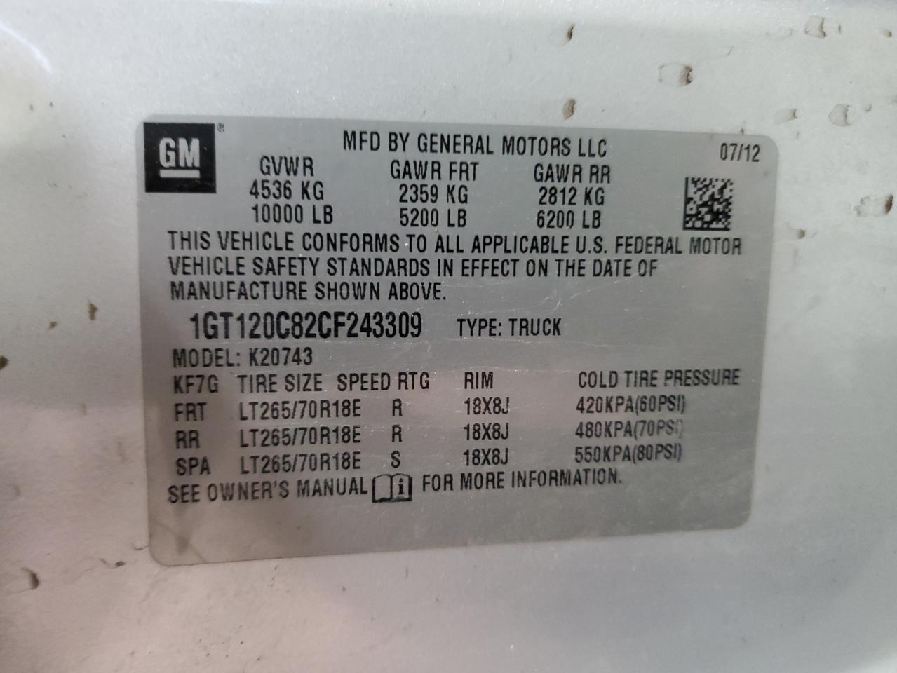 2012 GMC Sierra K2500 SLE