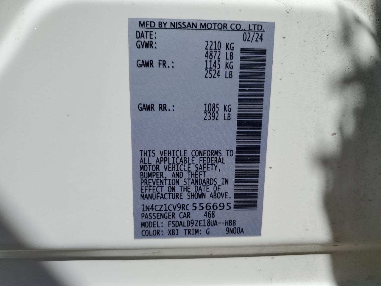 2024 Nissan Leaf sv Plus