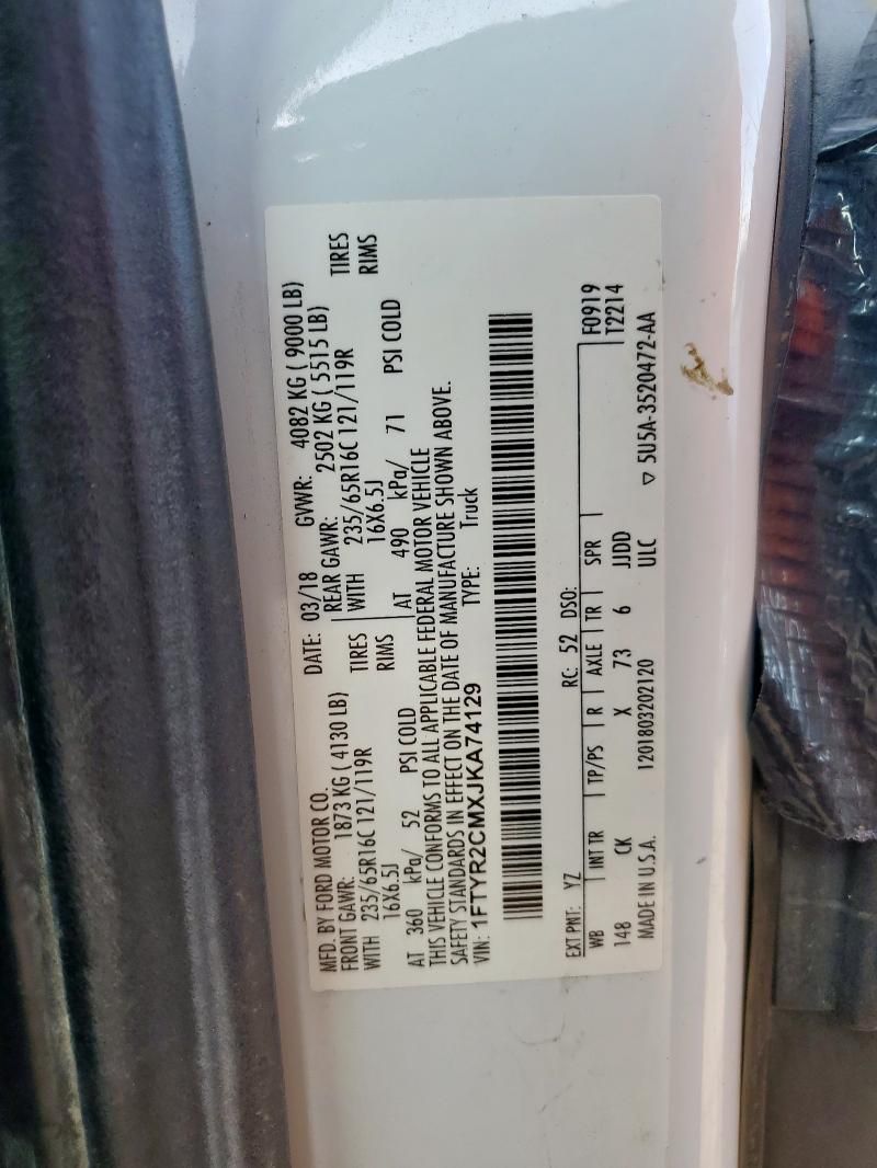 2018 Ford Transit T-250