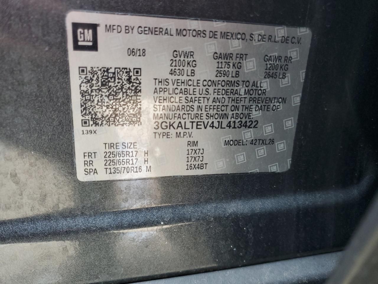 2018 GMC Terrain sle