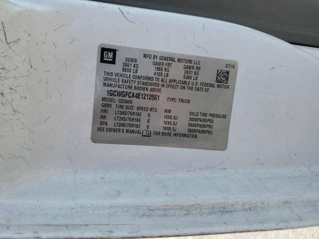 2014 Chev Rolet Express G2500