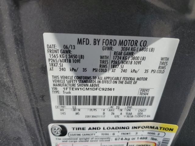 2013 Ford F150 Supercrew