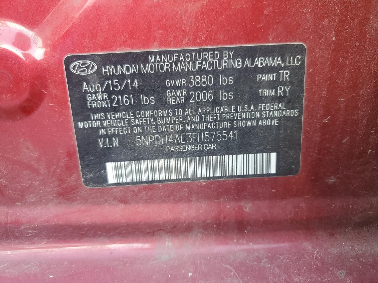 2015 Hyundai Elantra se