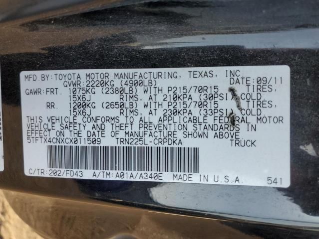 2012 Toyota Tacoma Access Cab