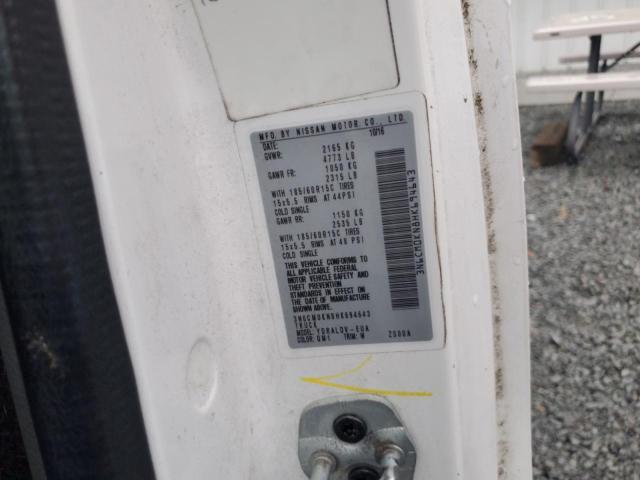 2017 Nissan NV200 2.5S