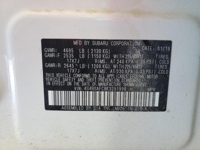2019 Subaru Outback 2.5i Premium