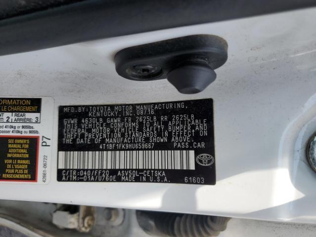2017 Toyota Camry le